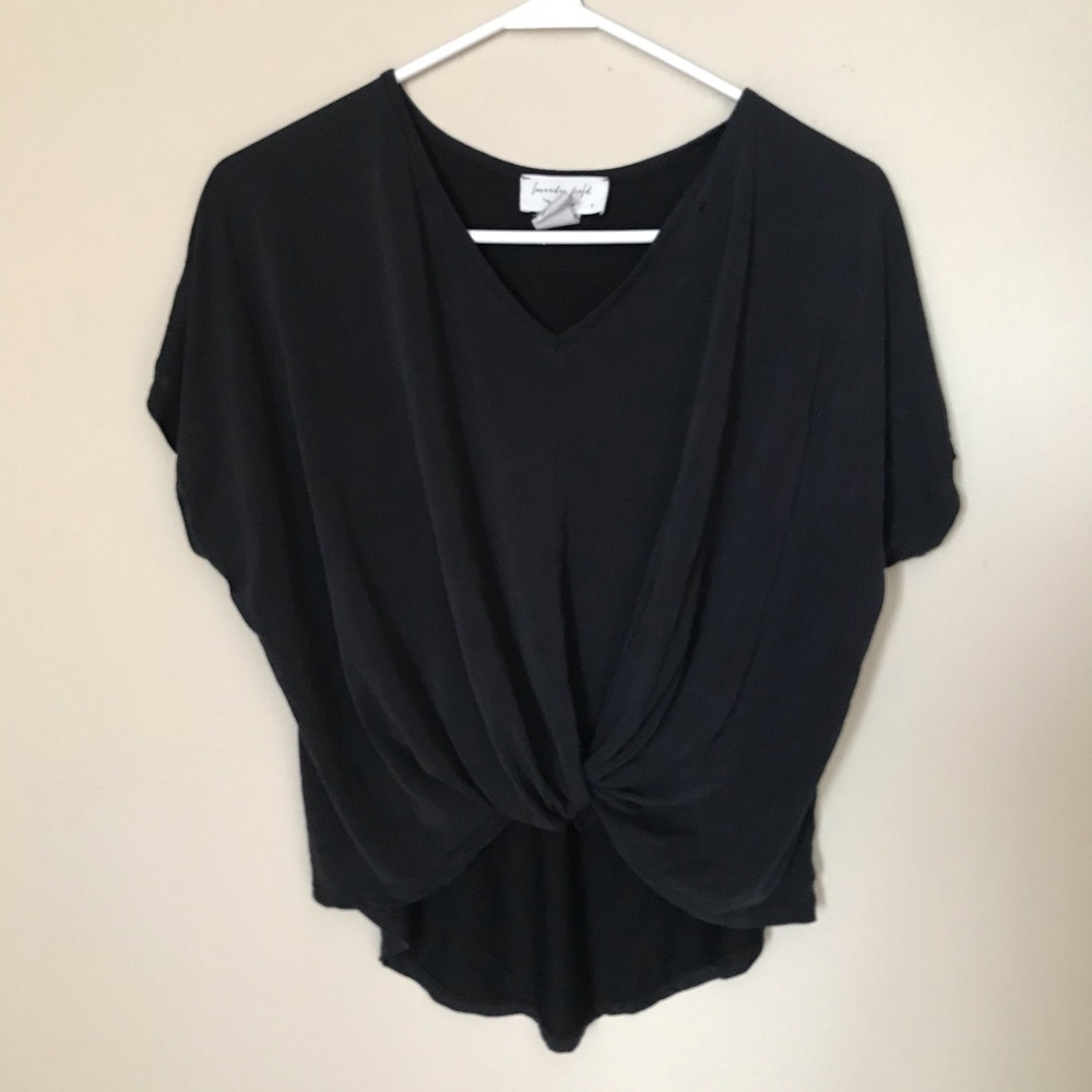 Lavender Field Women's Blouse w/ Knot